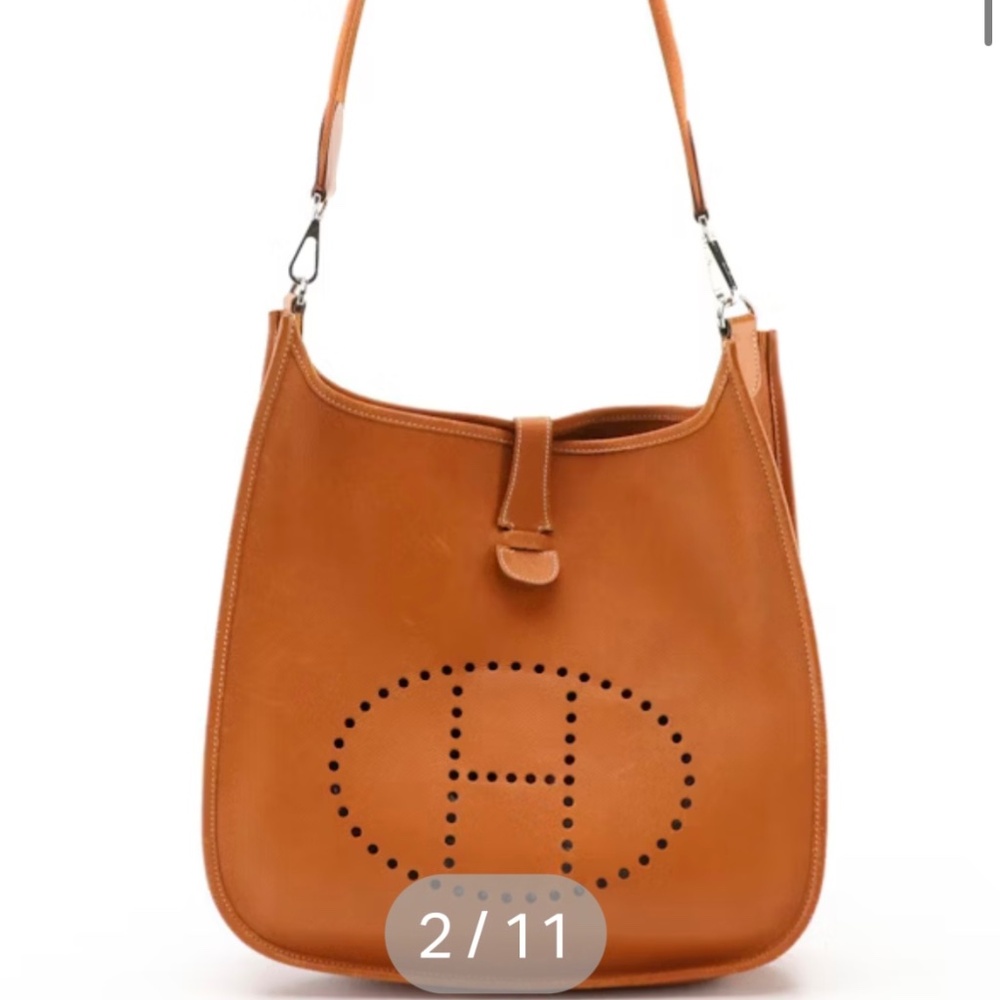 Authentic HERMES Evelyne GM Shoulder Bag